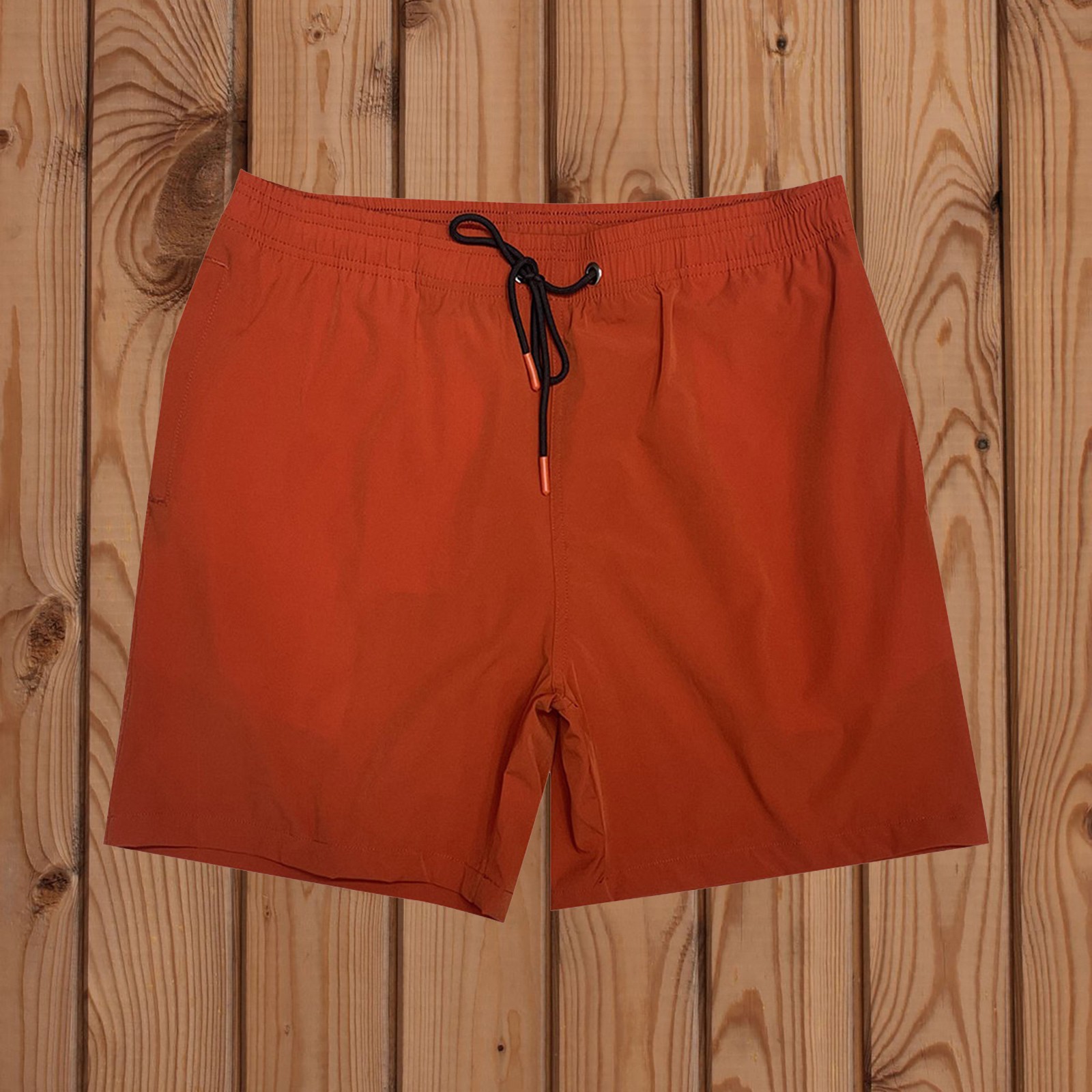 thumbnail image 2 of Pantalones de playa de nylon elástico en 4 direcciones para hombre - Pantalones cortos de baño holgados de talla grande con bolsillos - Cintura elástica transpirable para resorts costeros, 2 of 7